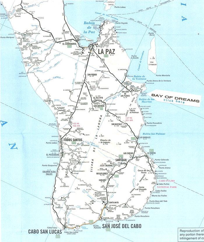 Bahía de los Sueños Map