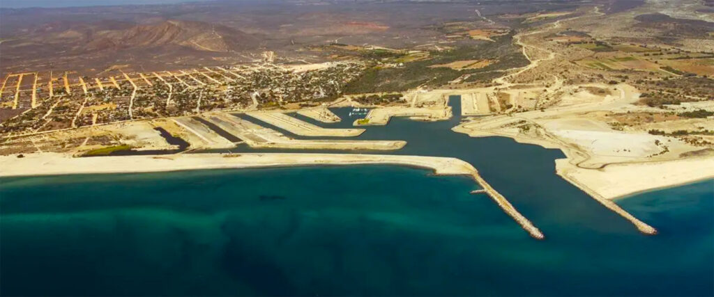 seashore aerial view