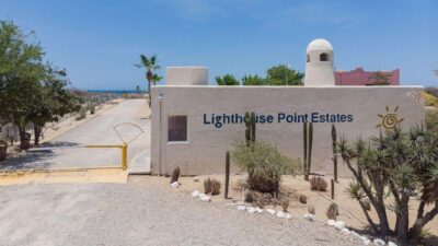 Lighthouse Estates is a gated and 24-hour guarded community located just south of Four Seasons Resort and a short drive to Cabo Pulmo National Marine Park.. All of the lots in the community have a complete infrastructure with municipal water & power.